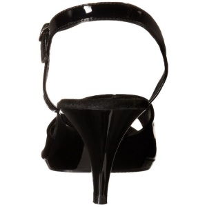 Nero Vernice 8 cm BELLE-309 Sandali Donna con Tacco
