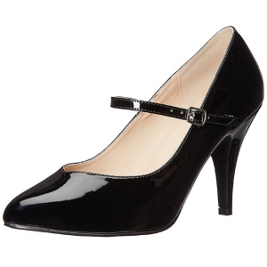Nero Verniciata 10 cm DREAM-428 grandi taglie scarpe dcollet