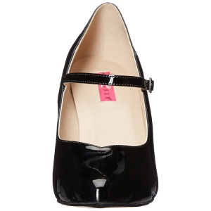 Nero Verniciata 10 cm DREAM-428 grandi taglie scarpe dcollet