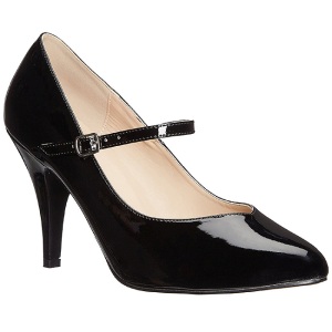 Nero Verniciata 10 cm DREAM-428 grandi taglie scarpe dcollet