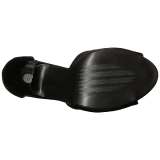 Nero Verniciata 12,5 cm EVE-02 grandi taglie sandali donna