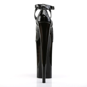 Nero Verniciata 25,5 cm BEYOND-087 tacchi estremi - scarpe dcollet pi plateau alto
