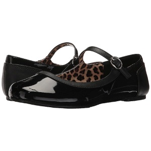 Nero Verniciata ANNA-02 grandi taglie scarpe ballerine