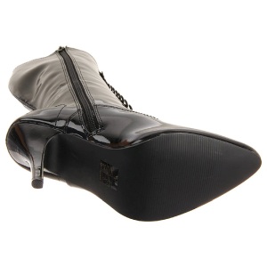 Nero Verniciato 13 cm SEDUCE-2020 Stivali Stringati Donna