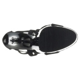 Nero banda elasticizzata 15 cm DELIGHT-669 scarpe da donna pleaser