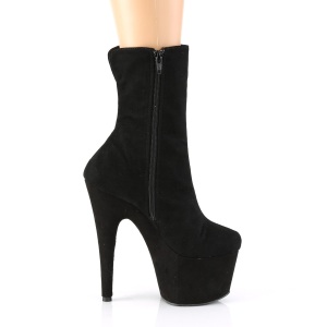 Nero faux suede 18 cm ADORE-1042 stivaletti da pole dance