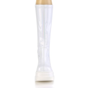 Ologramma 11,5 cm SHAKER-65-2 demoniacult stivali zeppa altissima con plateau