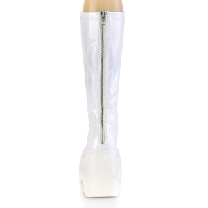 Ologramma 11,5 cm SHAKER-65-2 demoniacult stivali zeppa altissima con plateau