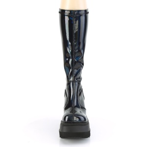 Ologramma 11,5 cm SHAKER-65 demoniacult stivali zeppa altissima con plateau
