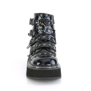 Ologramma 5 cm DEMONIA EMILY-315 stivaletti gotico con fibbie