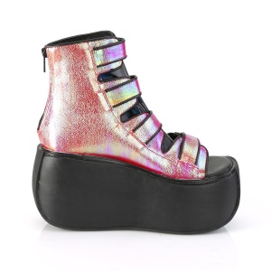 Ologramma 9 cm VIOLET-150 Stivali alla caviglia punta aperta