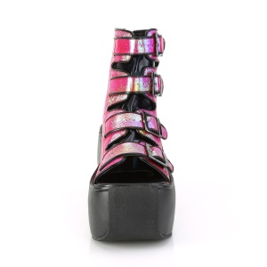 Ologramma 9 cm VIOLET-150 Stivali alla caviglia punta aperta