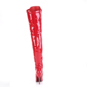 Patent 13 cm SEDUCE-3024 Red high heeled mens thigh high boots