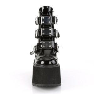 Patent 14 cm SWING-105 lolita ankle boots wedge platform