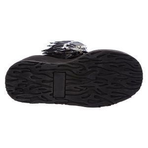 Patent 14 cm SWING-815 buckle boots - alternative boots platform black
