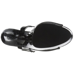 Patent 15 cm Pleaser DELIGHT-609MG glitter high heels shoes