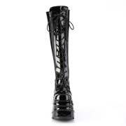 Patent 15 cm WAVE-200 demoniacult knee boots wedges platform