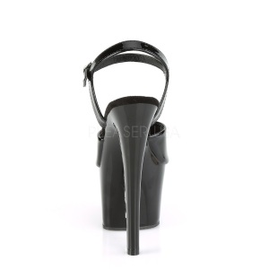 Patent 18 cm KNUCKS-709 platform pleaser high heels shoes