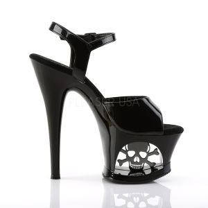 Patent 18 cm MOON-709SK Platform High Heels Shoes