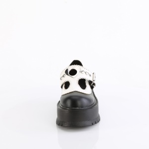 Patent 5 cm SLACKER-23 alternative shoes platform black