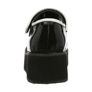 Patent 6 cm SPRITE-01 emo platform maryjane shoes with buckles