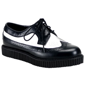 Pelle 2,5 cm CREEPER-608 Scarpe Creepers da Uomo Plateau