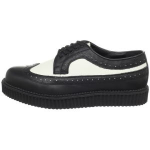 Pelle 2,5 cm CREEPER-608 Scarpe Creepers da Uomo Plateau