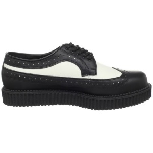 Pelle 2,5 cm CREEPER-608 Scarpe Creepers da Uomo Plateau
