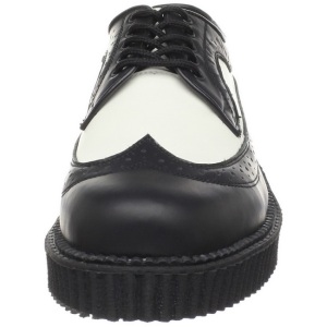 Pelle 2,5 cm CREEPER-608 Scarpe Creepers da Uomo Plateau
