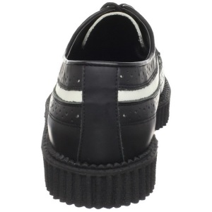 Pelle 2,5 cm CREEPER-608 Scarpe Creepers da Uomo Plateau