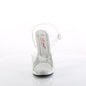 Pietre strass 12,5 cm GLORY-508DM scarpe posare - tacco alto da competizione bikini