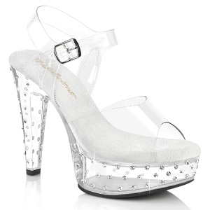 Pietre strass 13 cm MARTINI-508SDT scarpe posare - tacco alto da competizione bikini