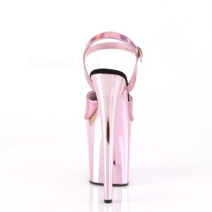 Pink 20 cm FLAMINGO-809HG tacco alto pleaser con plateau