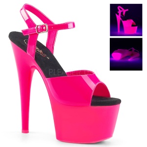 Pink Neon 18 cm ADORE-709UV Tacchi Alti Plateau