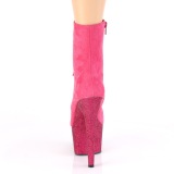 Pink glitter 18 cm ADORE-1020FSMG Exotic pole dance ankle boots