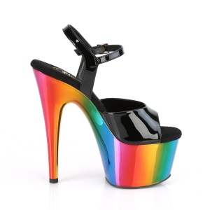 Plateau arcobaleno 18 cm ADORE-709RC-02 scarpe da pole dance