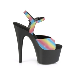 Plateau arcobaleno 18 cm ADORE-709REFL-02 scarpe da pole dance