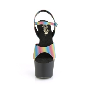 Plateau arcobaleno 18 cm ADORE-709REFL-02 scarpe da pole dance