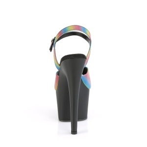 Plateau arcobaleno 18 cm ADORE-709REFL-02 scarpe da pole dance