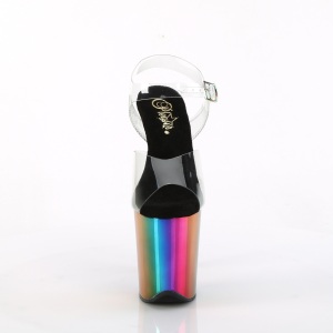Plateau arcobaleno 20 cm FLAMINGO-808RC scarpe da pole dance