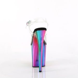 Plateau arcobaleno 20 cm FLAMINGO-808RC scarpe da pole dance