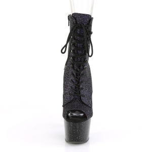 Porpora scintillare 18 cm ADORE-1021MBG stivaletti da pole dance