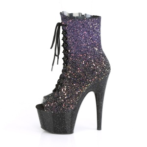 Porpora scintillare 18 cm ADORE-1021OMBG stivaletti da pole dance