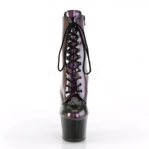 Purple Patent 18 cm ADORE-1020SHG Pole dancing ankle boots