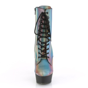 Rainbow 15 cm DELIGHT-1020REFL pole dance ankle boots