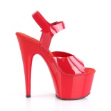Red 18 cm ADORE-708N Platform High Heels Shoes