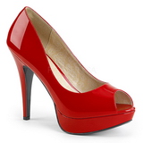 Red Patent 13,5 cm CHLOE-01 big size pumps shoes