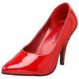 Red Shiny 10 cm DREAM-420 Pumps High Heels for Men