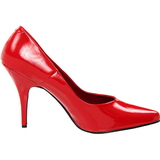 Red Shiny 13 cm SEDUCE-420 Pumps High Heels for Men