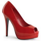 Red Varnished 13,5 cm BELLA-12 Women Pumps Shoes Stiletto Heels